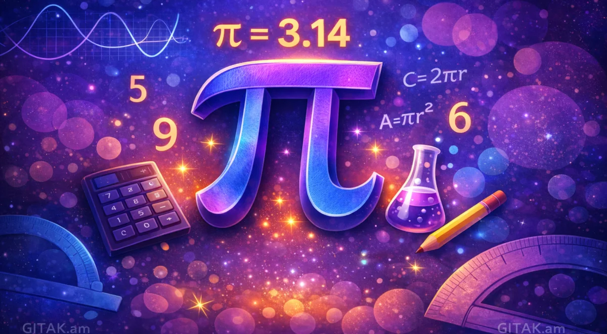 Այսօր՝ մարտի 14-ը, π թվի օրն է — 3.14 🔵